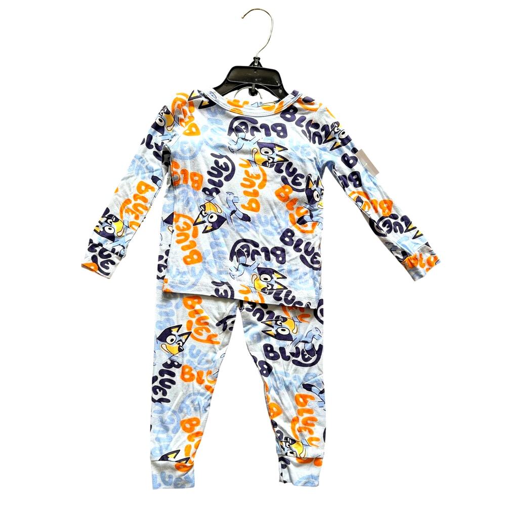 New Bluey unisex 2 piece long sleeve soft pajama set - 2T